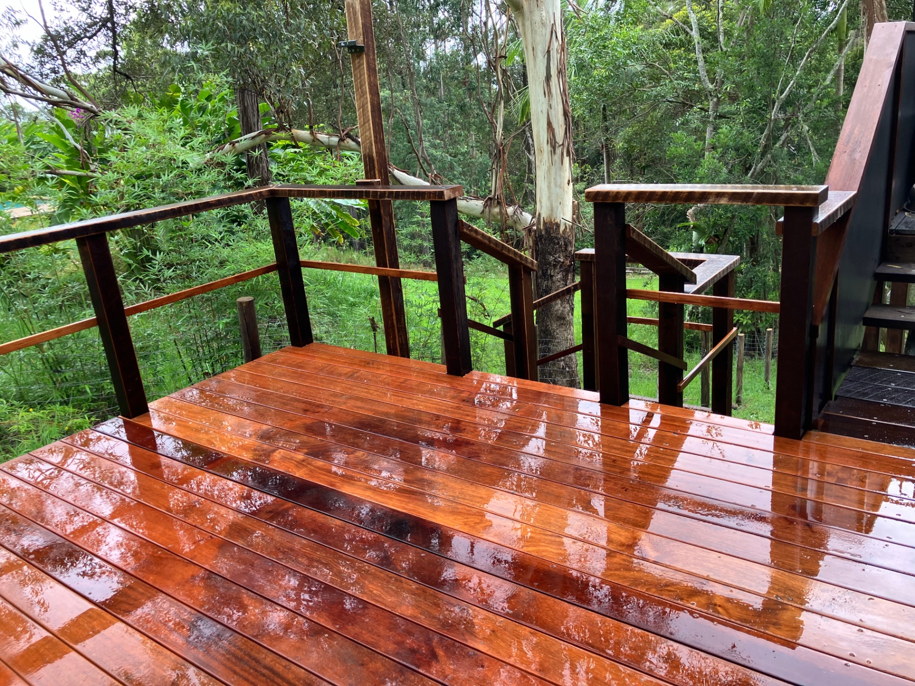 Bushland Deck Landing